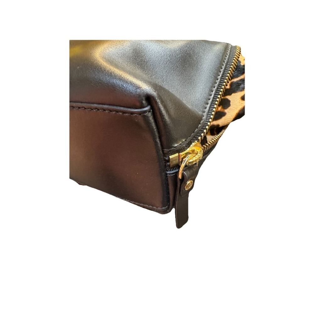 Kate Spade New York Varick Street Abbie Satchel Crossbody Leather Leopard Print - Picture 11 of 16